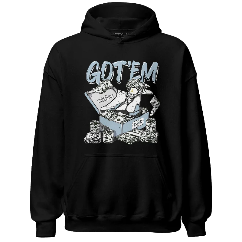 NastyJamz Blue Grey 13s Hoodie Match Dollar Sneaker Box