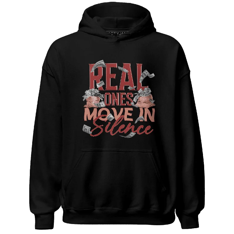 NastyJamz Dune Red 13s Hoodie Match Move In Silence Money