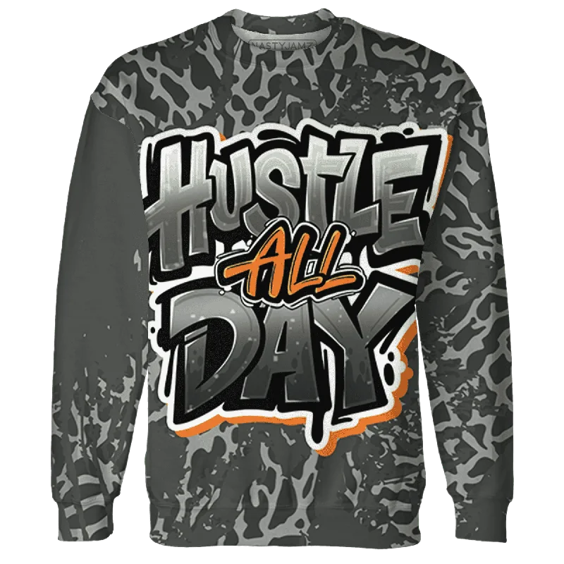 NastyJamz Fear Pack 3s Sweatshirt Match Hustle All Day 3D