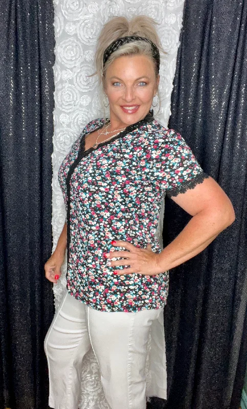 Fun In Floral Top (IN STOCK)