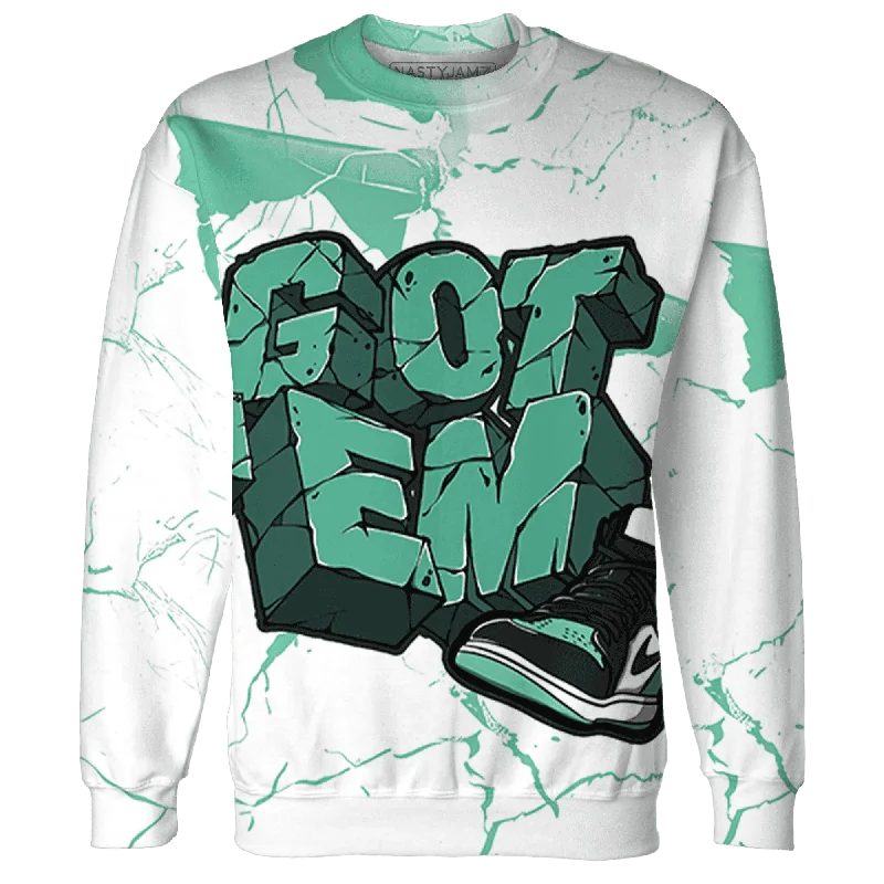 NastyJamz High OG Green Glow 1s Sweatshirt Match Got Em 3D All-Over Print