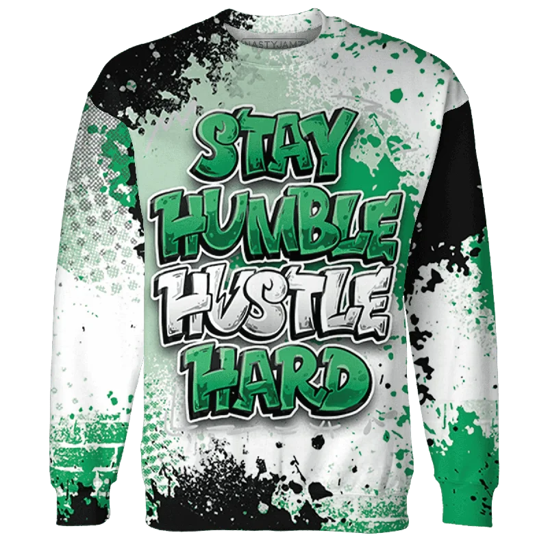 NastyJamz Lucky Green 5s Sweatshirt Match Stay Humble Hustle Hard 3D