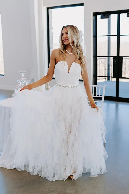 Radiant Runway Tulle Maxi Dress