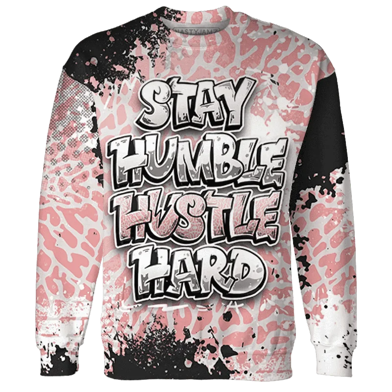 NastyJamz Red Stardust 3s Sweatshirt Match Stay Humble Hustle Hard 3D