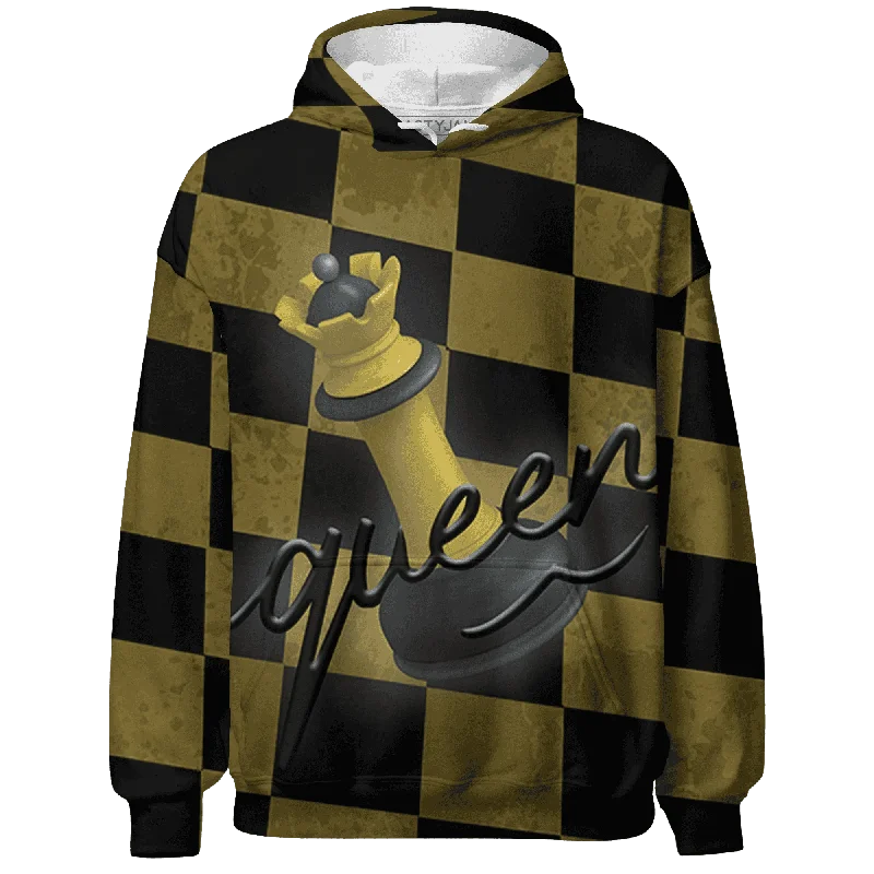 NastyJamz Thunder 4s Hoodie Match Black Queen 3D