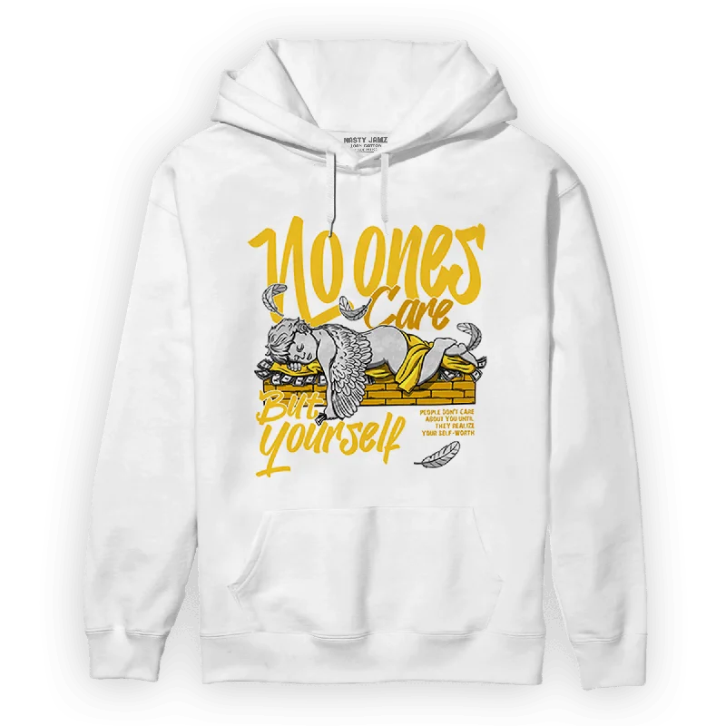 NastyJamz Yellow Ochre 6s Hoodie Match No Ones Care